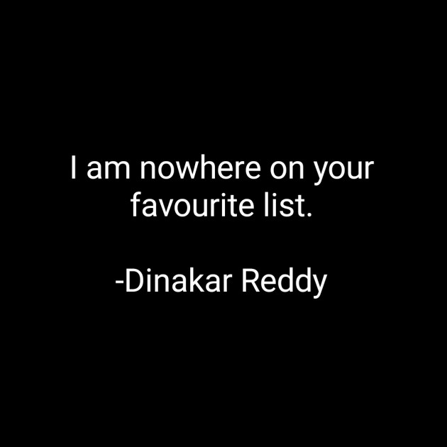 English Whatsapp-Status by Dinakar Reddy : 111733980