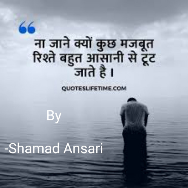English Quotes by Shamad Ansari : 111738889