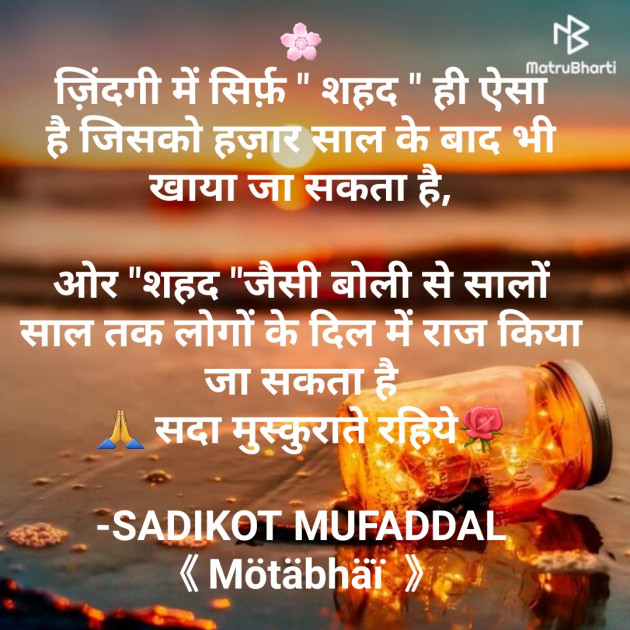 Hindi Good Morning by SADIKOT MUFADDAL 《Mötäbhäï 》 : 111740244