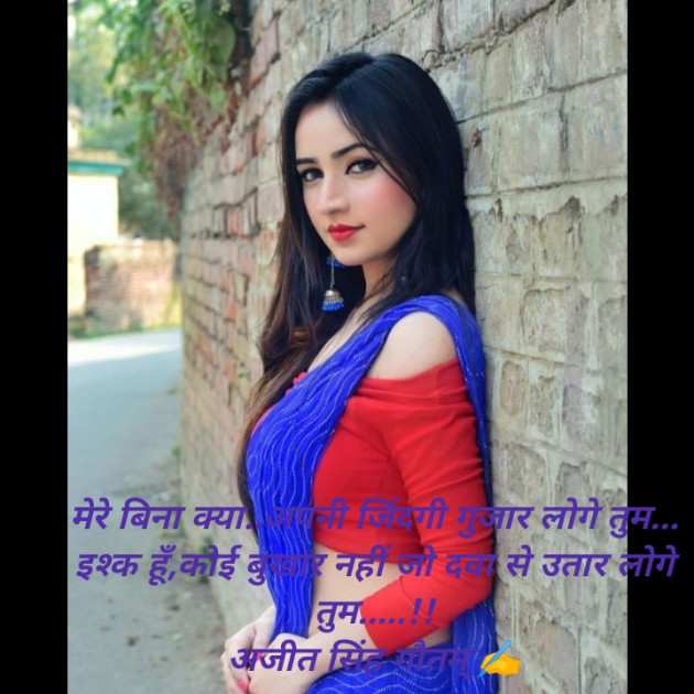 Hindi Shayri by डा. अजीत सिंह गौतम् : 111743164