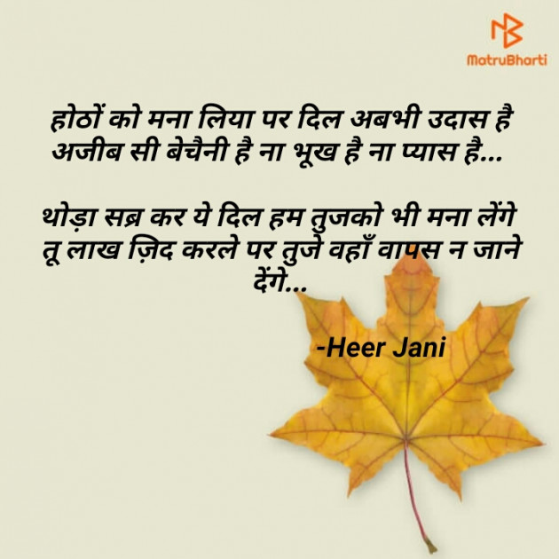 Hindi Blog by Heer Jani : 111743776