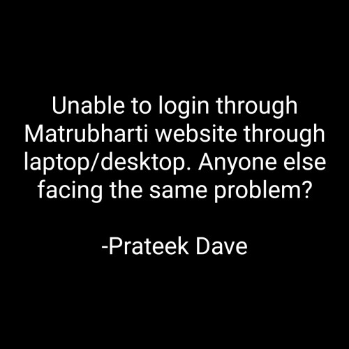 Post by Prateek  Dave on 22-Aug-2021 10:23pm