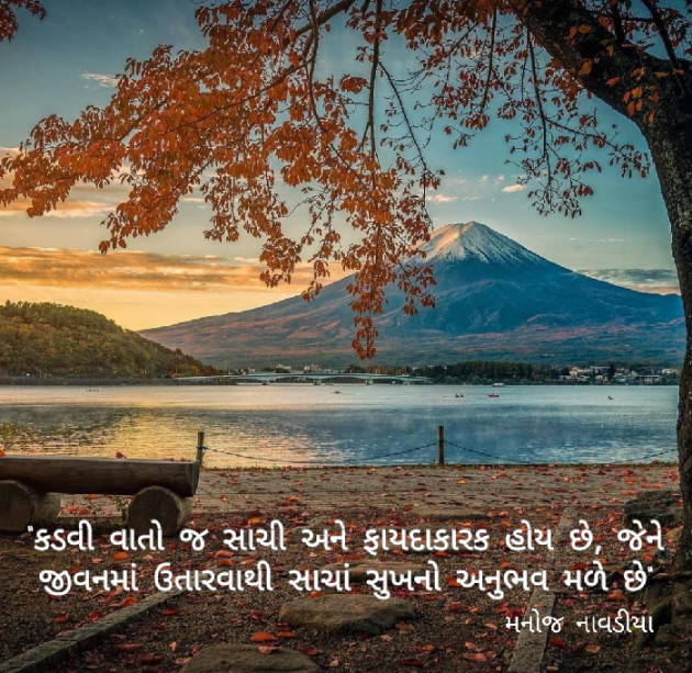 Gujarati Quotes by મનોજ નાવડીયા : 111744072