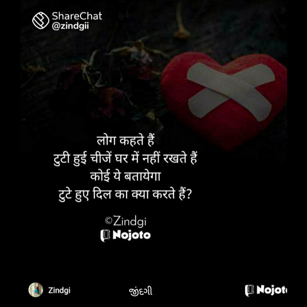 Gujarati Shayri by Falguni Maurya Desai _જીંદગી_ : 111749686