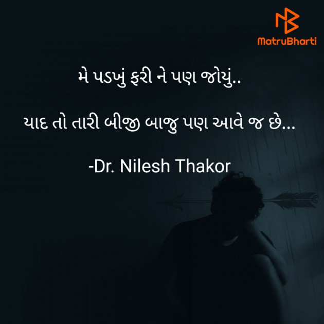 Gujarati Shayri by Dr. Nilesh Thakor : 111750256