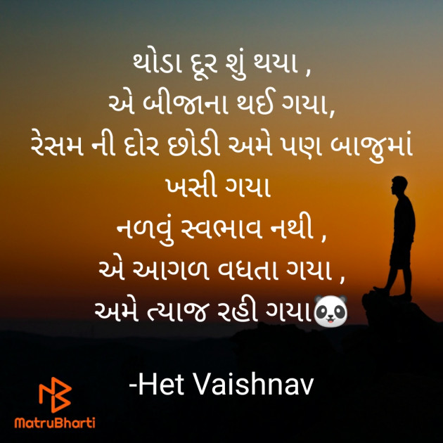 Gujarati Poem by Het Vaishnav : 111752672