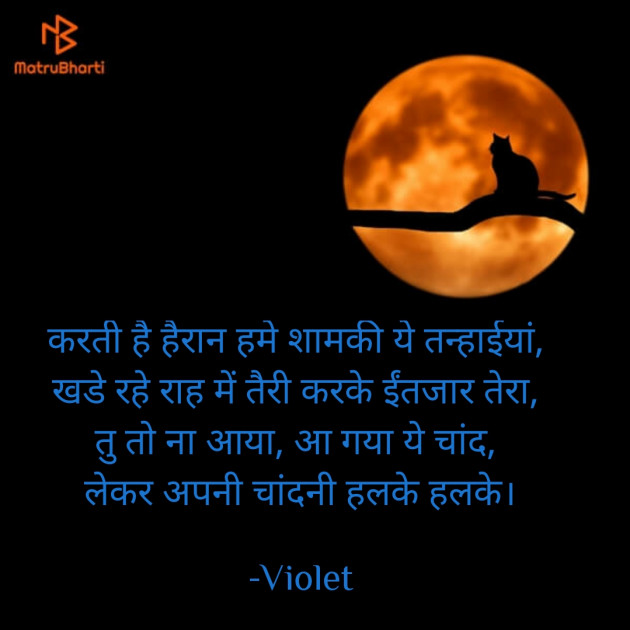 Hindi Shayri by Violet : 111753512