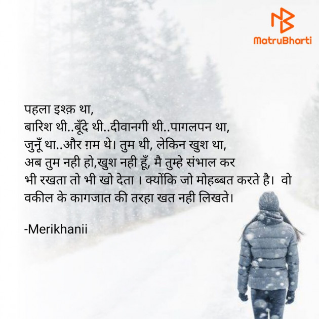 Hindi Blog by Merikhanii : 111756191