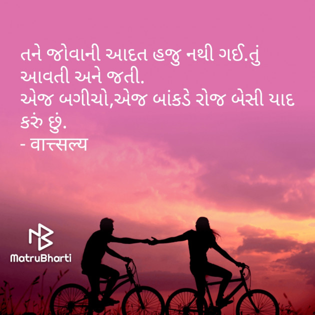 Gujarati Shayri by वात्सल्य : 111758709
