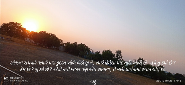 Gujarati Romance by પદુ : 111760476