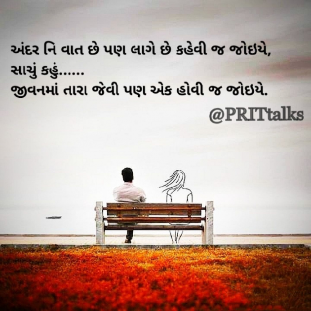 Gujarati Shayri by prit talks : 111760949