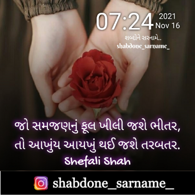 Gujarati Whatsapp-Status by Shefali : 111764053