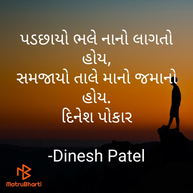 Gujarati Shayri by Dinesh Patel : 111766197