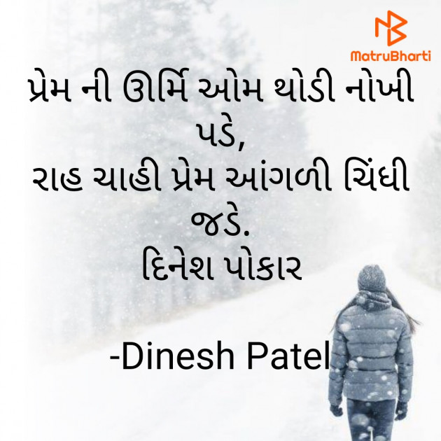 Gujarati Shayri by Dinesh Patel : 111766261