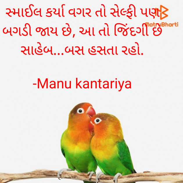 Gujarati Shayri by Dr. Manu kantariya : 111767307