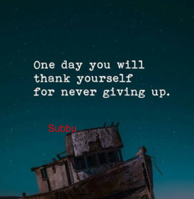 English Motivational by Subbu : 111767674