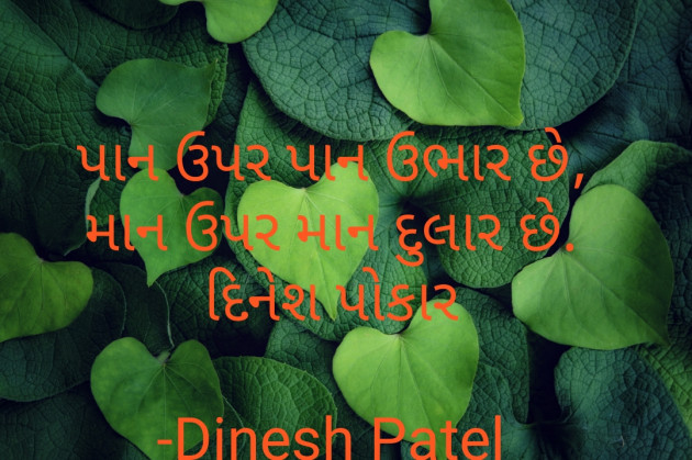 Gujarati Shayri by Dinesh Patel : 111768706