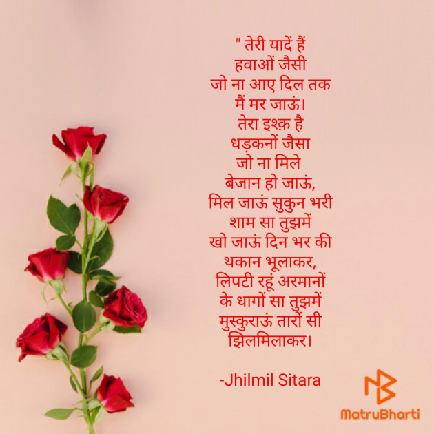 Hindi Whatsapp-Status by Jhilmil Sitara : 111771609