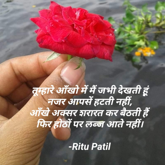 Marathi Shayri by Ritu Patil : 111772012