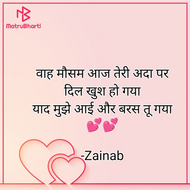 Hindi Blog by Zainab Makda : 111775721