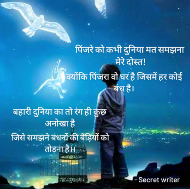 Hindi Motivational by Secret Writer : 111776059