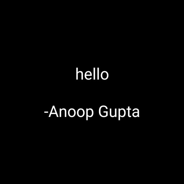 English Story by Anoop Gupta : 111777037