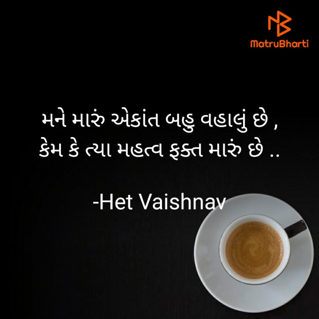 Gujarati Thought by Het Vaishnav : 111779004