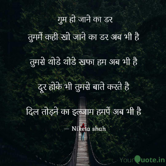 Hindi Poem by NIKETA SHAH : 111779253