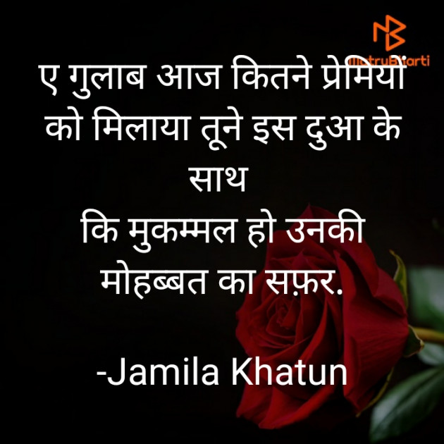Hindi Poem by Jamila Khatun : 111783637