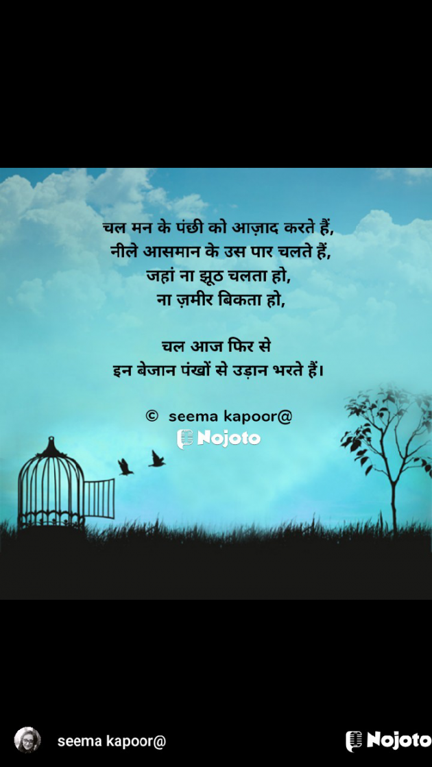 Hindi Poem by सीमा कपूर : 111784487