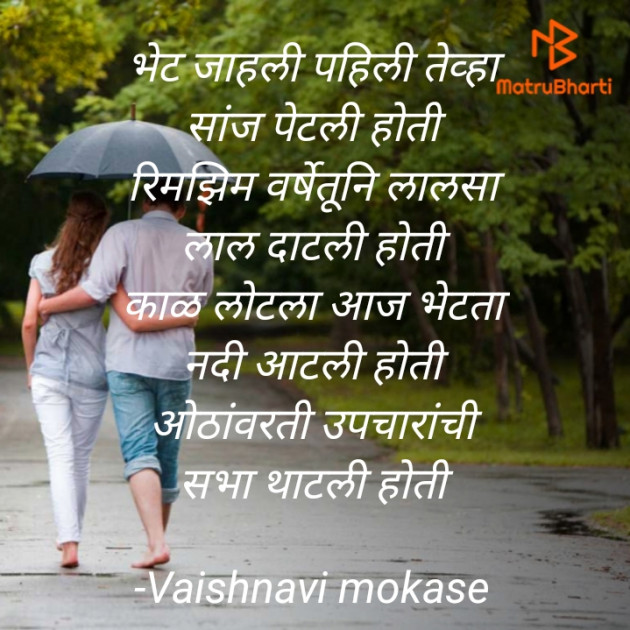 Marathi Poem by Vaishu mokase : 111789244