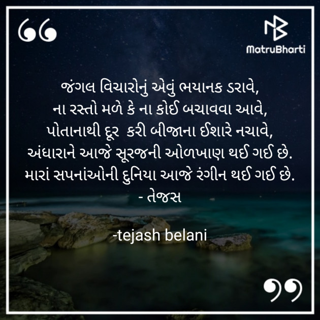Gujarati Shayri by તેજસ : 111789593