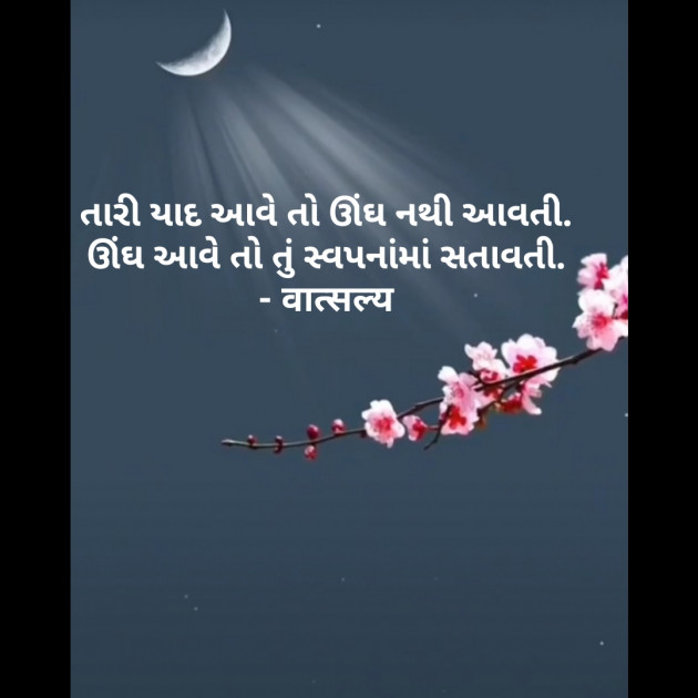 Gujarati Shayri by वात्सल्य : 111791694