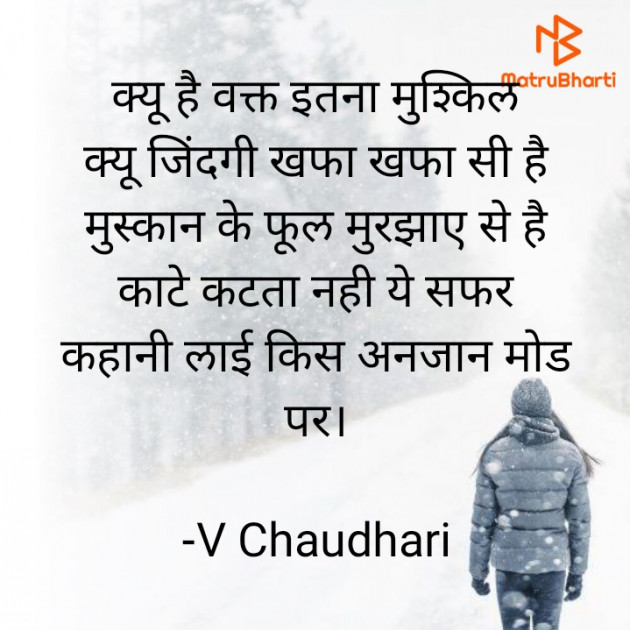 Hindi Poem by ️V Chaudhari : 111794299