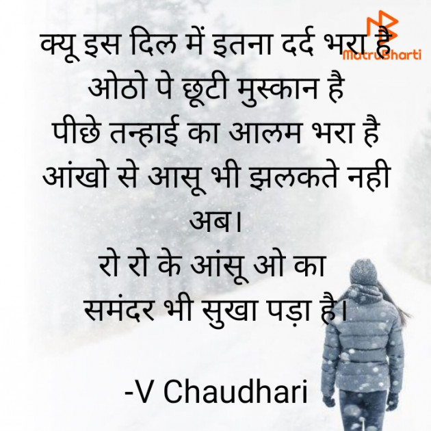 Hindi Poem by ️V Chaudhari : 111794307