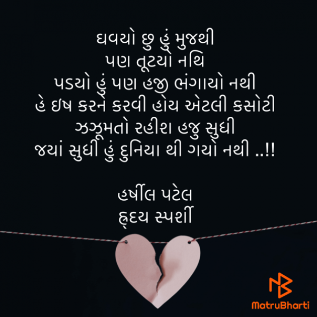 Gujarati Shayri by Harshil Patel : 111794870