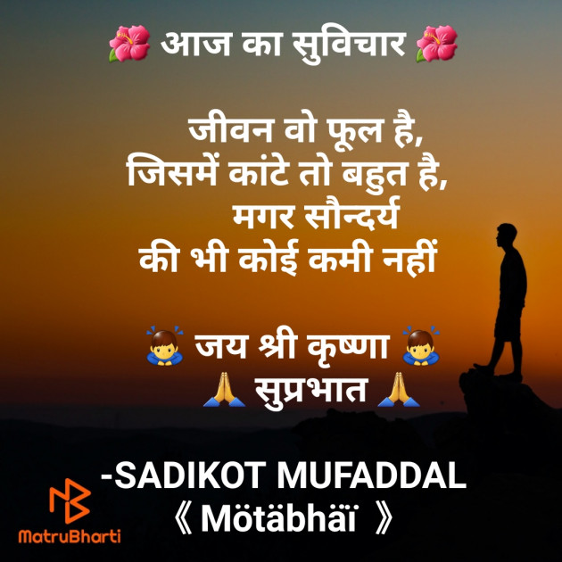 Hindi Good Morning by SADIKOT MUFADDAL 《Mötäbhäï 》 : 111795237