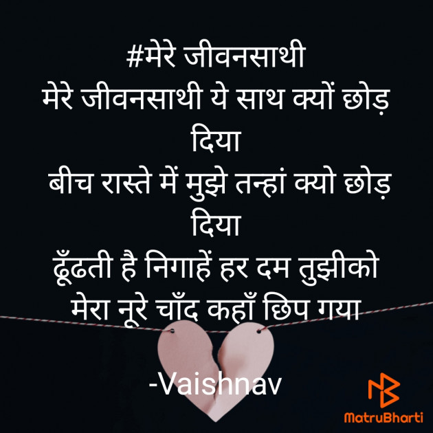 Hindi Shayri by Vaishnav : 111795410
