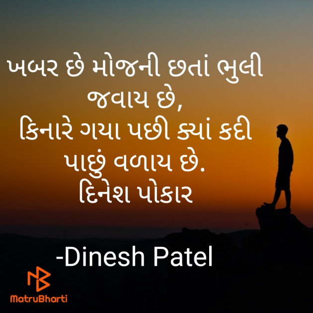 Gujarati Shayri by Dinesh Patel : 111795473