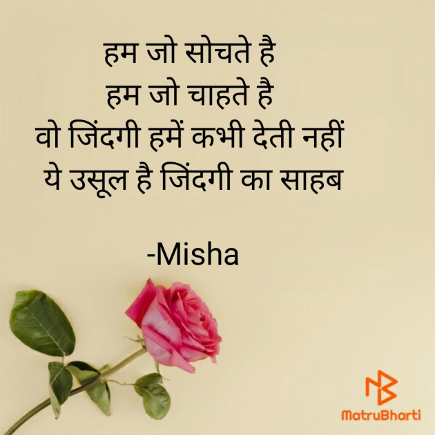 Hindi Blog by Misha : 111795539