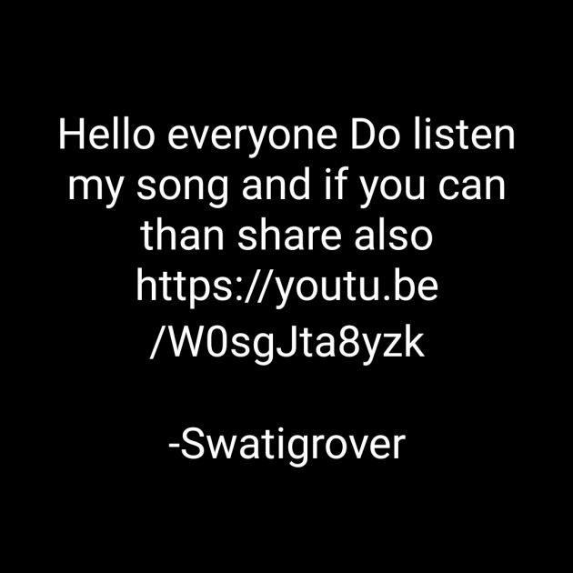 English Song by Swatigrover : 111795776
