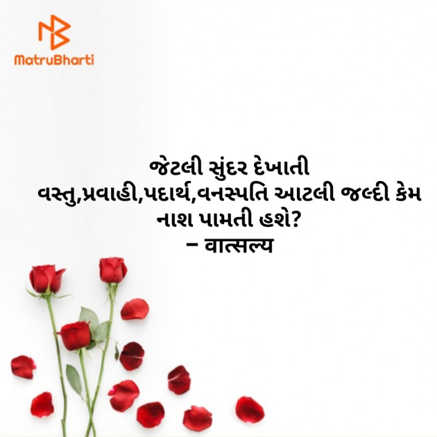 Gujarati Quotes by वात्सल्य : 111796633