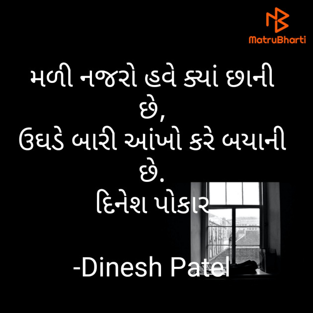 Gujarati Shayri by Dinesh Patel : 111797125