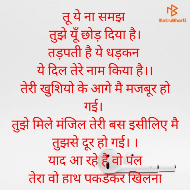 Hindi Poem by Meera Singh : 111798865