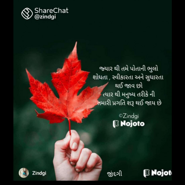Gujarati Thought by Falguni Maurya Desai _જીંદગી_ : 111799150