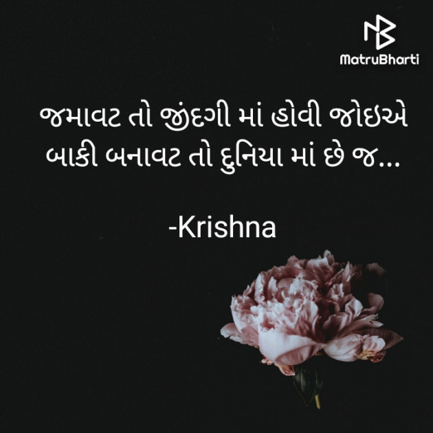 Gujarati Shayri by Krishna Patel : 111800021