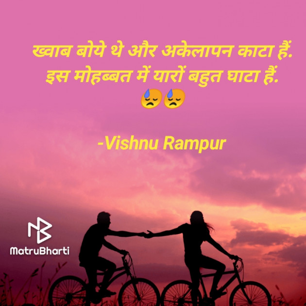 Hindi Shayri by Vishnu Dabhi : 111803807