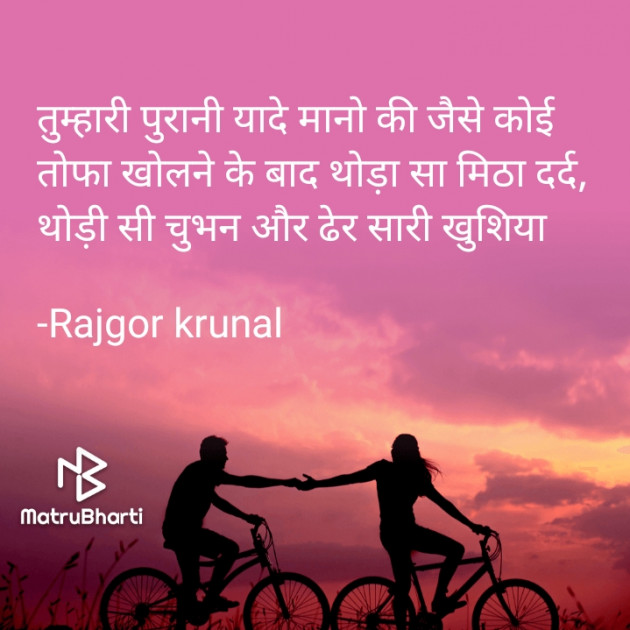 Hindi Shayri by Rajgor krunal : 111805443
