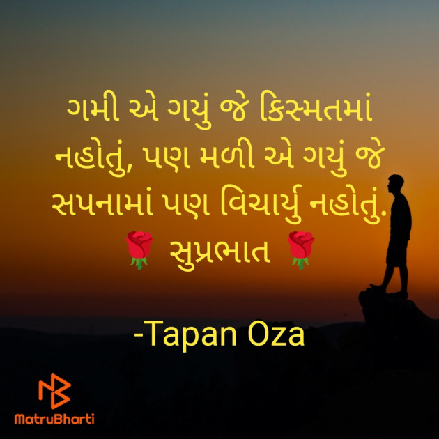 Gujarati Quotes by Tapan Oza : 111809164