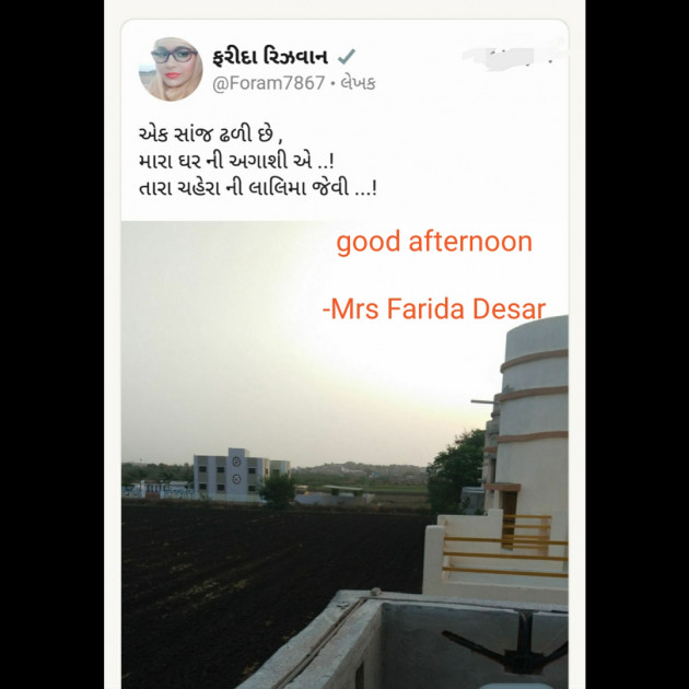 Gujarati Romance by Mrs Farida Desar : 111809558